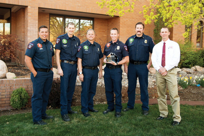 Award Presented to Lehi Fire Department A-Shift Station 82