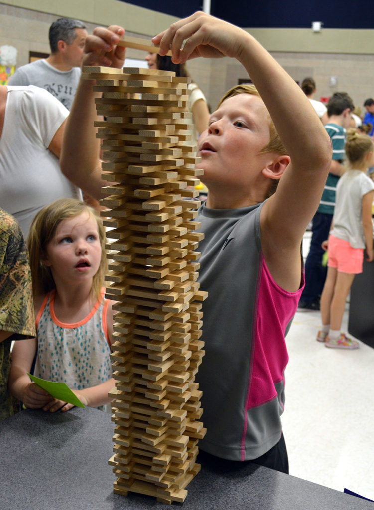 Jacob Marshall’s wood tower. Photo: Nicole Kunze