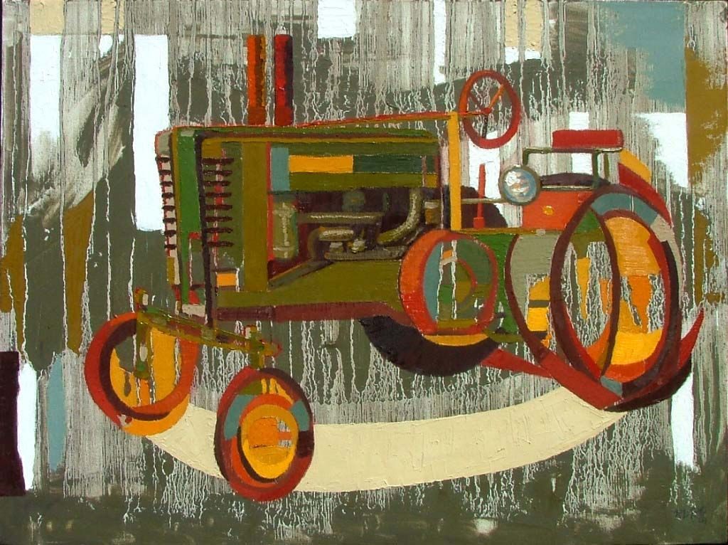 Ron Russon: J, D, A—18x24 oil on canvas.