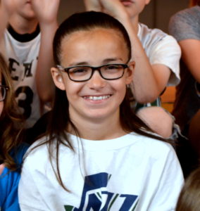 Brooklyn Trapp at Lehi Elementary 4th Grade Showcase.