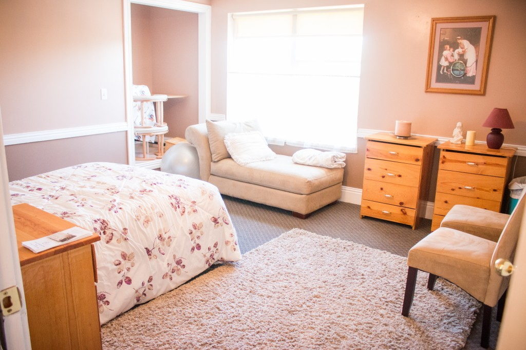 The Rose Room. Photo courtesy of Birthing Your Way