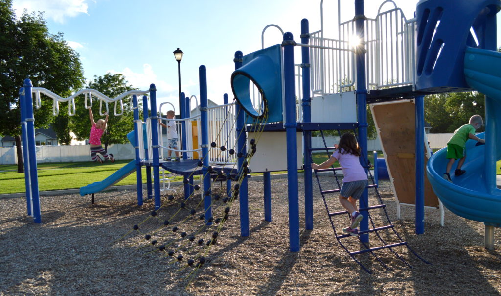 The jungle gym at Allred Park. Photo: Nicole Kunze