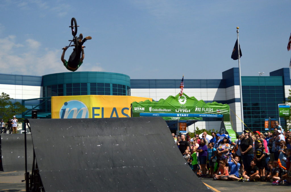 BMX stunt